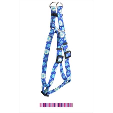 Purple And Pink Stripes Step-In Harness - Medium